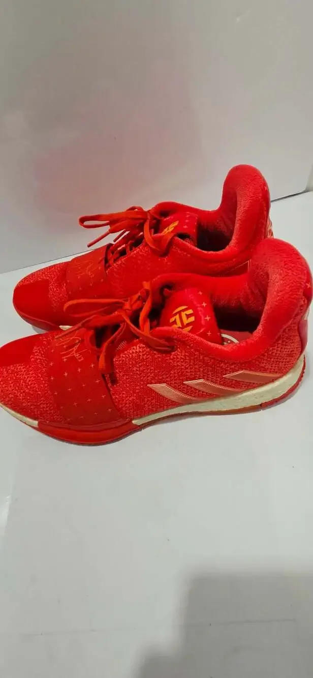 Adidas Harden Vol. 3 Chalk Coral Basketball Shoes D96990 Red Men's